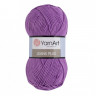YarnArt Jeans PLUS (ЯрнАрт Джинс Плюс) цвет 72 сиреневый фото 3 — CRYSTAL SHOP