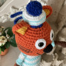 Игрушка персонаж Коржик мультик Три Кота вязаная крючком фото 2 — CRYSTAL SHOP