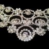 Хрустальный стразовый декор. Воротник из страз. Цвет Сrystal 27х6см. Цена за 1 шт фото 2 — CRYSTAL SHOP