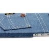 Чехлы с вышивкой для iphone 5/5s Denim JEANS STYLE джинсовый чехол с нашивным карманом №1 фото 5 — CRYSTAL SHOP