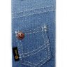 Чехлы с вышивкой для iphone 5/5s Denim JEANS STYLE джинсовый чехол с нашивным карманом №1 фото 1 — CRYSTAL SHOP