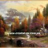 Набор алмазная живопись Осень в горах (50х60) фото 1 — CRYSTAL SHOP
