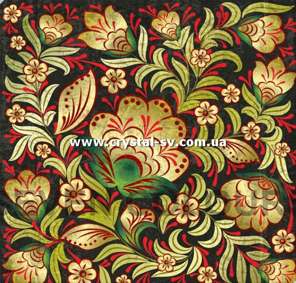 Наборы алмазной вышивки Орнамент цветочный (30х30) — CRYSTAL SHOP