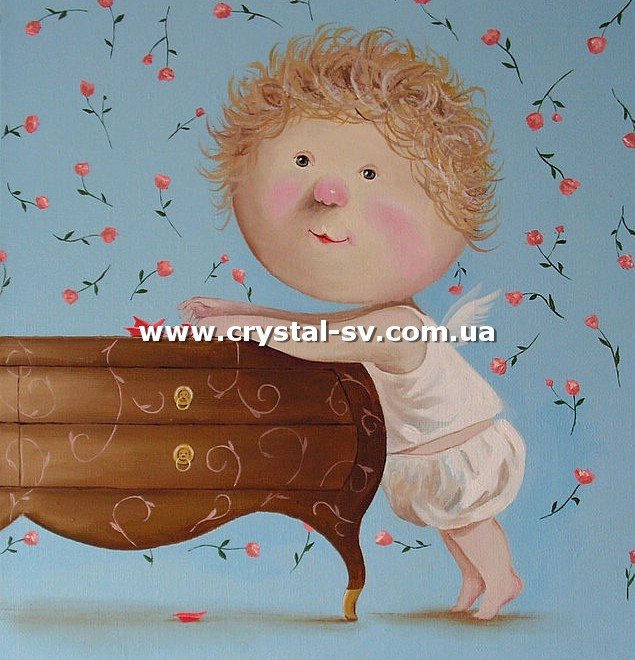 Набор алмазными стразами Детки Конфетки (40х40) — CRYSTAL SHOP