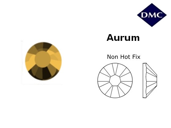 Стразы DMC non Hot Fix Aurum ss12 (3-3.2 мм). — CRYSTAL SHOP