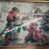 Набор алмазная техника Снеговик (40х50) фото 3 — CRYSTAL SHOP