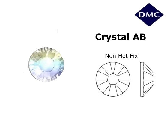 Стразы DMC non Hot Fix Crystal AB (хамелеоны) ss 4 (1,6мм). Цена за 100шт — CRYSTAL SHOP
