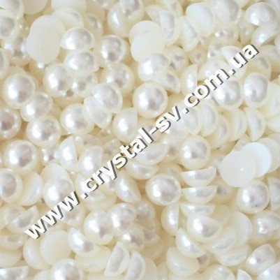 Полужемчуг Ivory 4мм. Цена за 100шт. — CRYSTAL SHOP