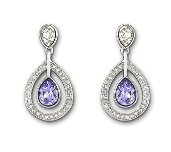 Серьги Сваровски Mila Pierced Earrings — CRYSTAL SHOP