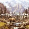 Набор алмазная живопись Медведь гризли в горах (40х50) фото 1 — CRYSTAL SHOP