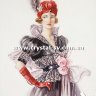 Набор алмазная мозаика стразами Барышня Аристократка (50х40) фото 1 — CRYSTAL SHOP