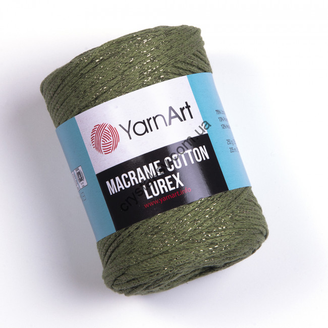 YarnArt Macrame Cotton Lurex (ЯрнАрт Макраме коттон люрекс) цвет 741 — CRYSTAL SHOP