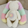 Плюшевая игрушка Радужный зайка фото 3 — CRYSTAL SHOP