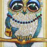 Набор алмазная мозаика специальными стразами Совушка (40х30) фото 2 — CRYSTAL SHOP