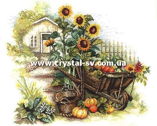 Набор алмазная живопись Сбор урожая (40x50) — CRYSTAL SHOP