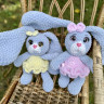 Hand Made амигуруми плюшевая игрушка Зайка Зефирка фото 1 — CRYSTAL SHOP