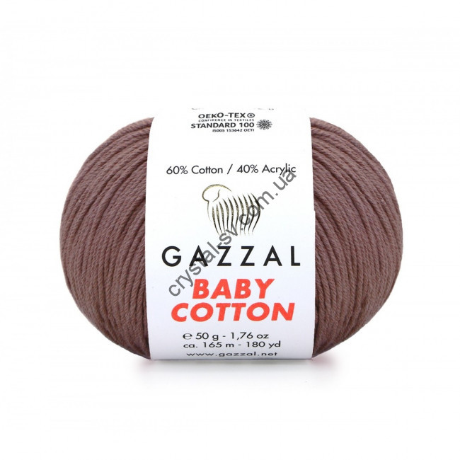 Gazzal Baby Cotton (Газзал беби коттон) цвет 3455 — CRYSTAL SHOP