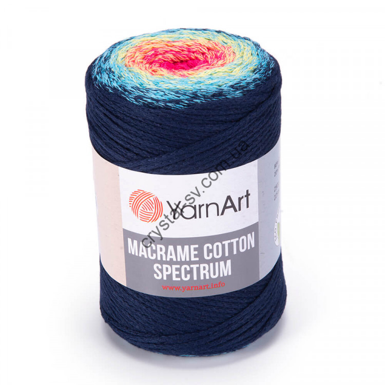 YarnArt Macrame Cotton Spectrum (ЯрнАрт макраме коттон спектрум) цвет 1318 — CRYSTAL SHOP