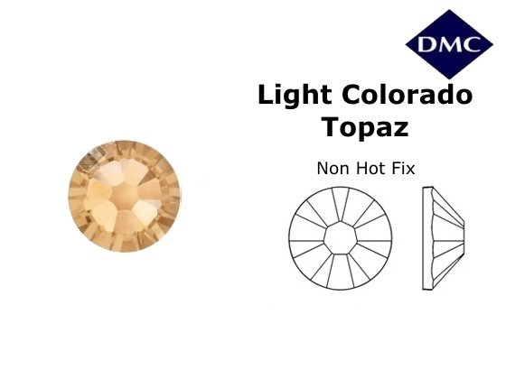 Стразы DMC non Hot Fix Lt. col. Topaz ss12 (3-3.2 мм). — CRYSTAL SHOP