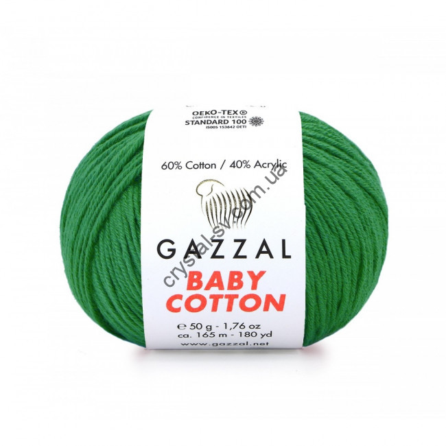 Gazzal Baby Cotton (Газзал беби коттон) цвет 3456 — CRYSTAL SHOP