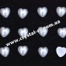 Полужемчуг в форме сердца 6мм. Цена за 100шт. фото 1 — CRYSTAL SHOP