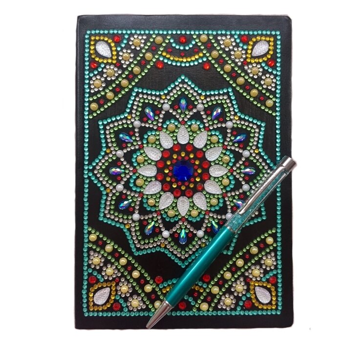 Подарочный набор блокнот мозаика с ручкой NB019 — CRYSTAL SHOP