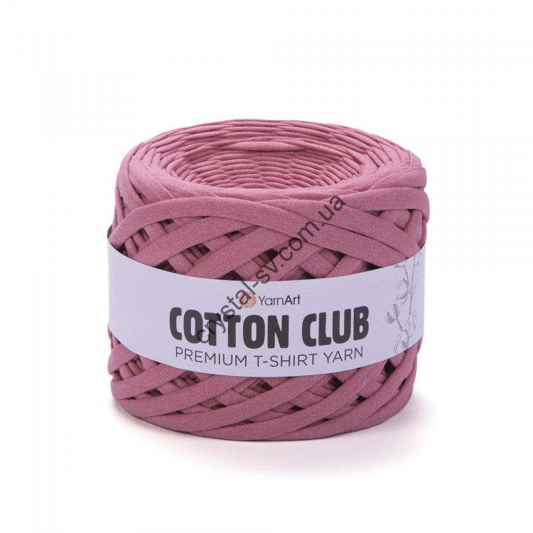Первичная трикотажная пряжа YarnArt Cotton Club (ярнарт коттон клуб) цвет 7340 — CRYSTAL SHOP