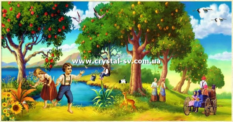 Набор алмазная техника Фруктовый сад (30х45) — CRYSTAL SHOP