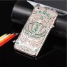 Чехол iphone 6 plus CROWN Rose Gold Green фото 1 — CRYSTAL SHOP