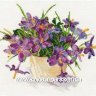 Набор алмазная мозаика стразами Цветы Весна Крокусы (50х50) фото 1 — CRYSTAL SHOP