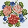 Набор алмазная мозаика стразами Букет Цветы Вышивка (40x40) фото 1 — CRYSTAL SHOP