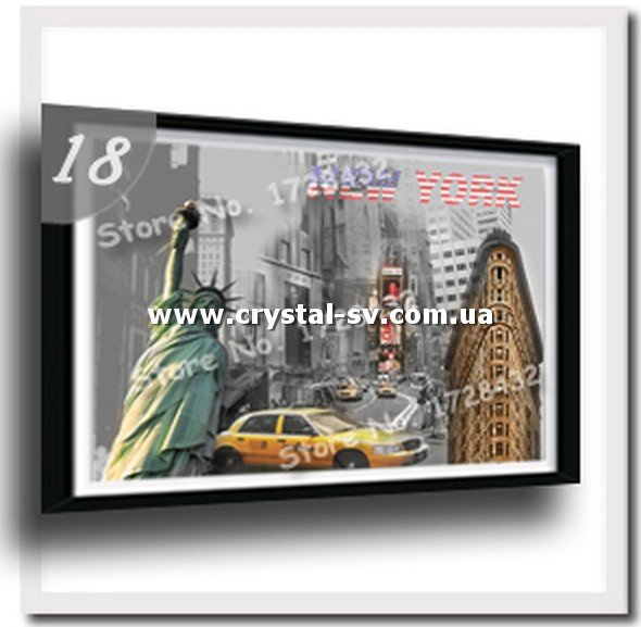 Набор алмазная мозаика стразами АРТ Городской стиль Нью-Йорк (40х50) — CRYSTAL SHOP