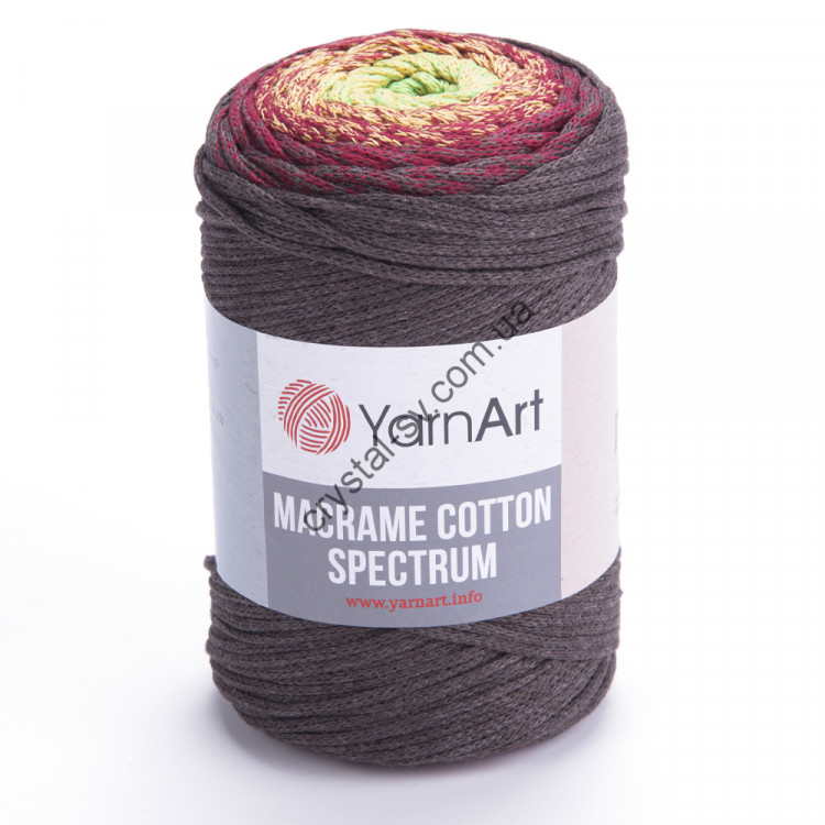 YarnArt Macrame Cotton Spectrum (ЯрнАрт макраме коттон спектрум) цвет 1305 — CRYSTAL SHOP