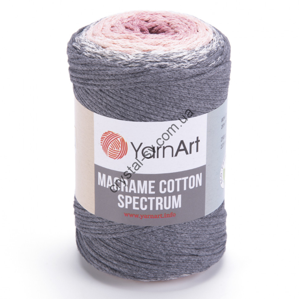 YarnArt Macrame Cotton Spectrum (ЯрнАрт макраме коттон спектрум) цвет 1306 фото 1 — CRYSTAL SHOP