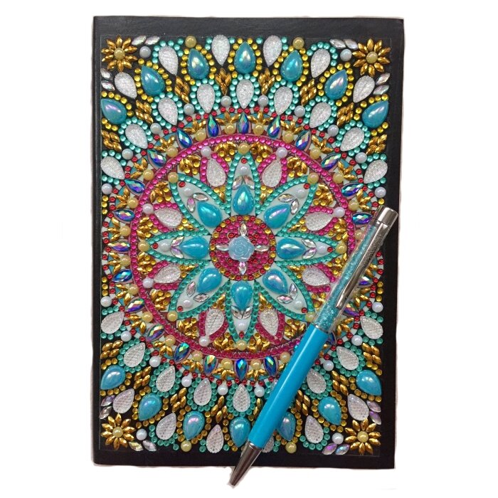 Подарочный набор блокнот мозаика с ручкой NB018 — CRYSTAL SHOP