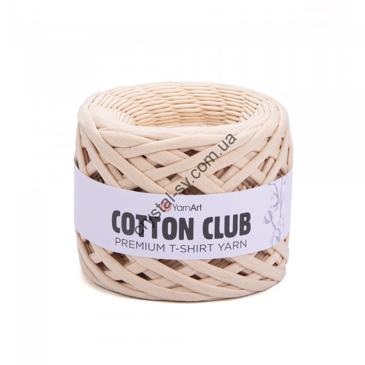 Первичная трикотажная пряжа YarnArt Cotton Club (ярнарт коттон клуб) цвет 7313 — CRYSTAL SHOP
