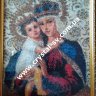 Набор вышивание камнями Икона Пресвятая Богородица с младенцем (40х30) фото 3 — CRYSTAL SHOP