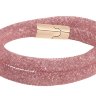 Браслет Сваровски Stardust Pink Double Bracelet (S: 38 cm) фото 1 — CRYSTAL SHOP