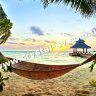 Набор алмазная живопись Гамак у моря (40х60) фото 1 — CRYSTAL SHOP