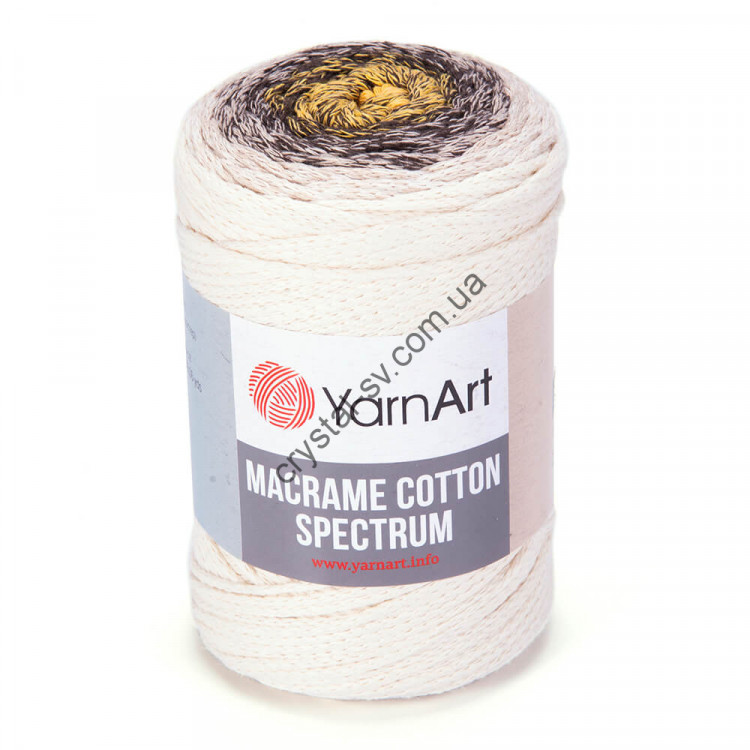 YarnArt Macrame Cotton Spectrum (ЯрнАрт макраме коттон спектрум) цвет 1301 — CRYSTAL SHOP