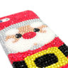Чехол для iphone 5/5s из страз Diamond Crystal Bling стразами Christmas Санта-Клаус фото 4 — CRYSTAL SHOP