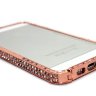 Бампер для iphone 5/5s DIAMOND Luxury metal bling GOLD PINK фото 4 — CRYSTAL SHOP