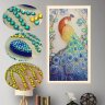 Набор алмазная мозаика специальными стразами Элегантный павлин (45х28) фото 1 — CRYSTAL SHOP