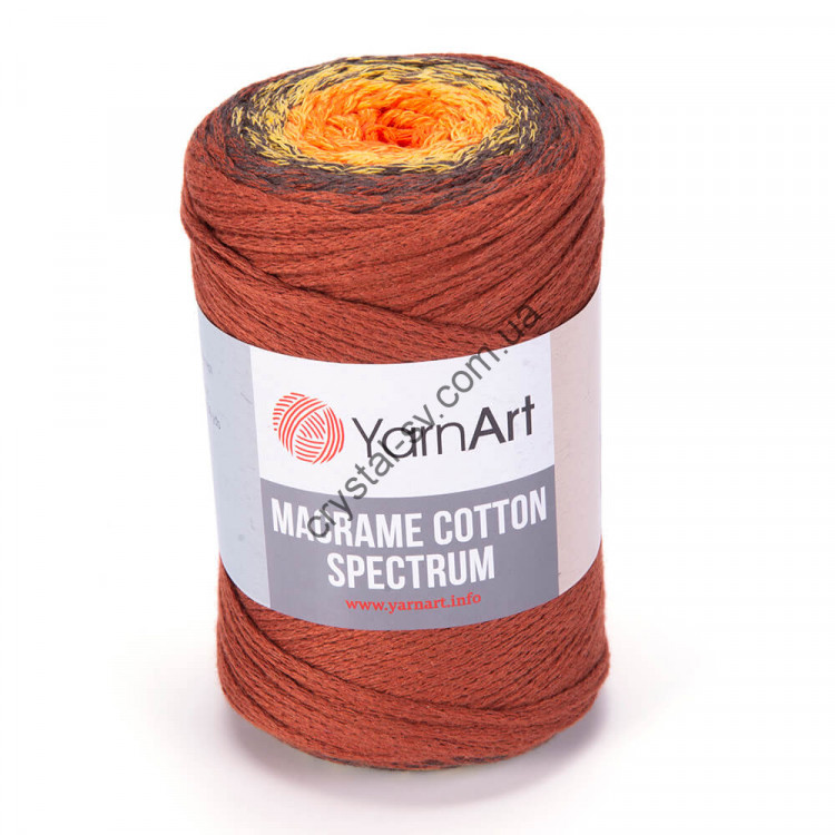 YarnArt Macrame Cotton Spectrum (ЯрнАрт макраме коттон спектрум) цвет 1303 — CRYSTAL SHOP