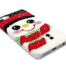 Чехол для iphone 5/5s из страз Diamond Crystal Bling стразами Christmas Снеговик фото 3 &mdash; CRYSTAL SHOP