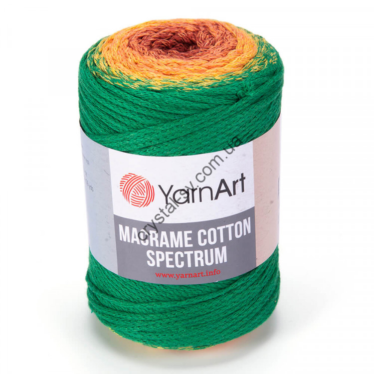 YarnArt Macrame Cotton Spectrum (ЯрнАрт макраме коттон спектрум) цвет 1308 — CRYSTAL SHOP