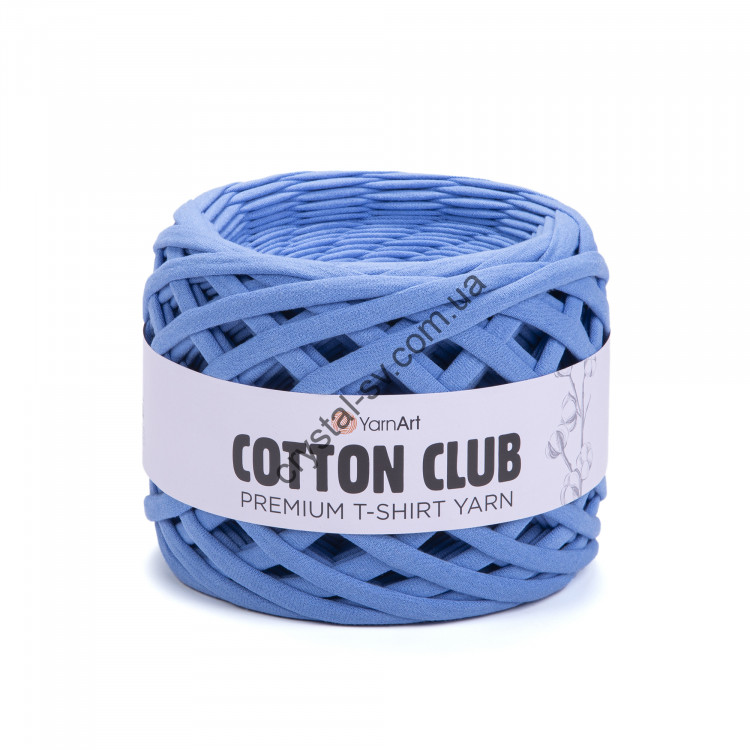 Первичная трикотажная пряжа YarnArt Cotton Club (ярнарт коттон клуб) цвет 7328 — CRYSTAL SHOP
