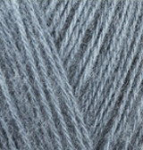 Пряжа Alize Angora Gold (Ализе ангора голд) цвет 87 угольно-серый — CRYSTAL SHOP