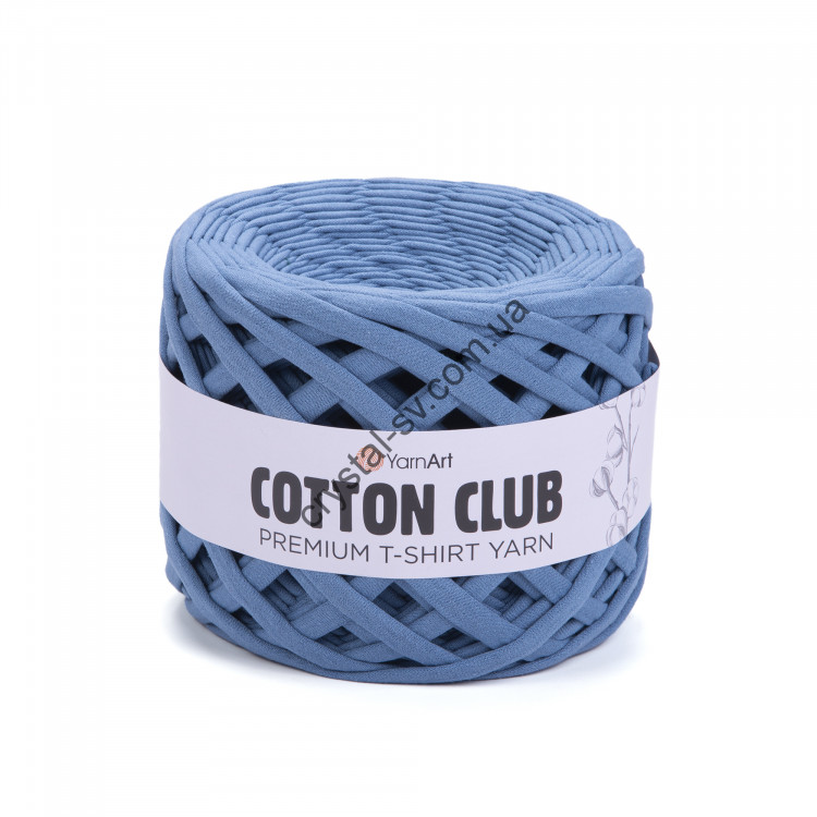 Первичная трикотажная пряжа YarnArt Cotton Club (ярнарт коттон клуб) цвет 7329 — CRYSTAL SHOP