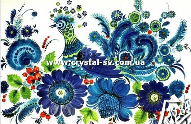 Наборы алмазной вышивки Петриковская роспись жар птица (30х40) — CRYSTAL SHOP